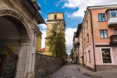 Sokakta Antik şehir Kamyanets-Podilsky, Ukrayna