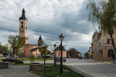 Sokakta Antik şehir Kamyanets-Podilsky, Ukrayna