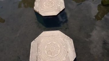 Tirta Gangga su yolu. Yakın çekim