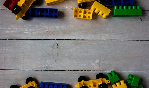 Os brinquedos de quebra-cabeça de crianças — Fotografia de Stock