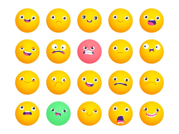 Σύνολο κύκλου emoji — Διανυσματικό Αρχείο