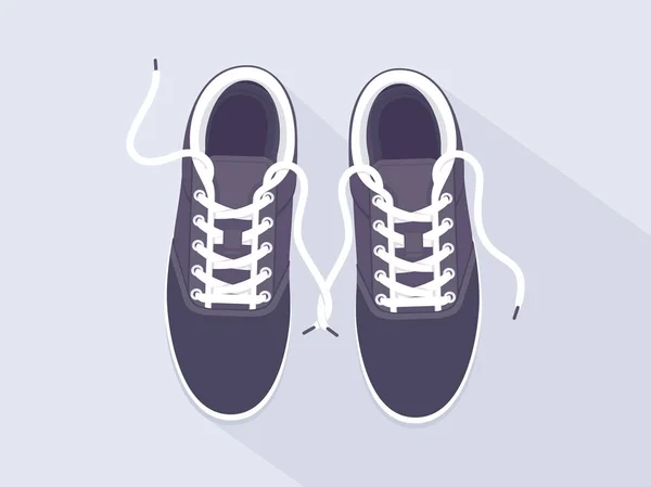 Skor för löpning. Vektorillustration — Stock vektor