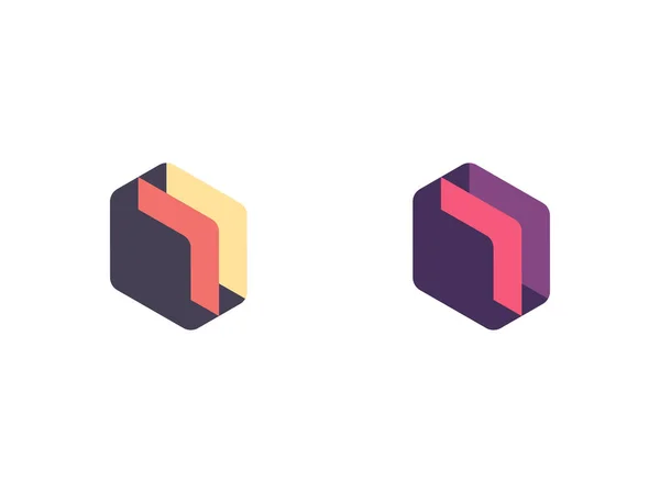 Abstract geometric logo — Stock Vector