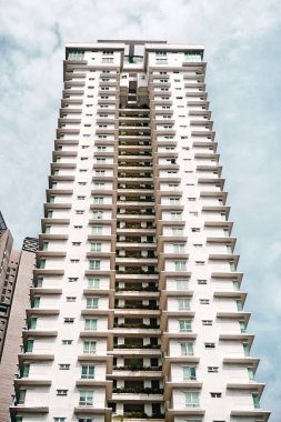 Mimari cityscape görünümüyle modern bina gökdelenler