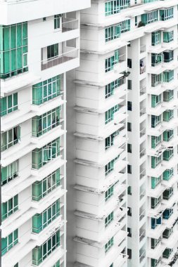 Mimari cityscape görünümüyle modern bina gökdelenler