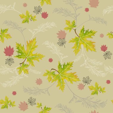 Yaprak yeşil ve pembe