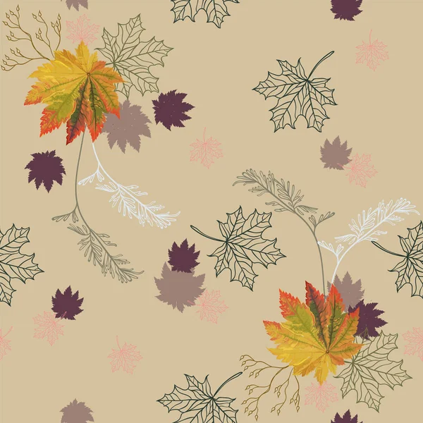 Renkli sonbahar yaprakları