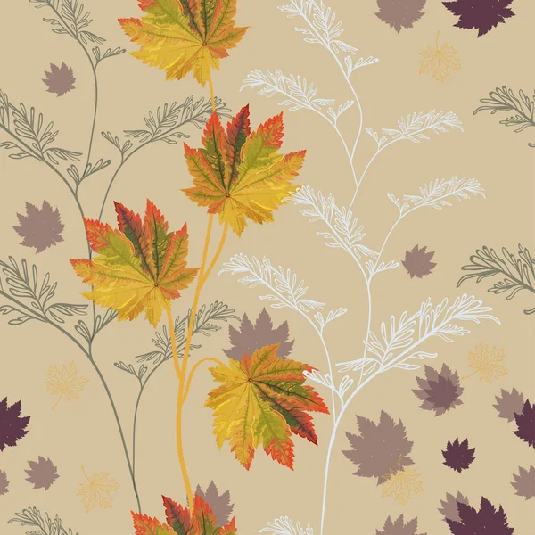 Renkli sonbahar yaprakları