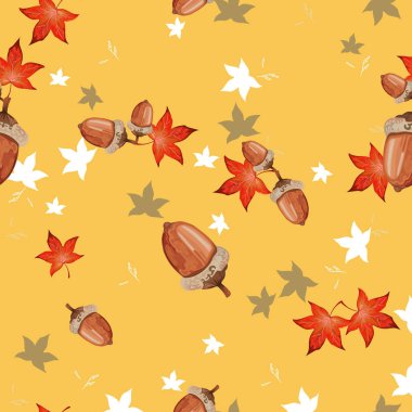 sonbahar Dikişsiz desen vektör