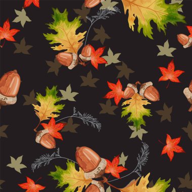 sonbahar Dikişsiz desen vektör