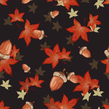 sonbahar Dikişsiz desen vektör