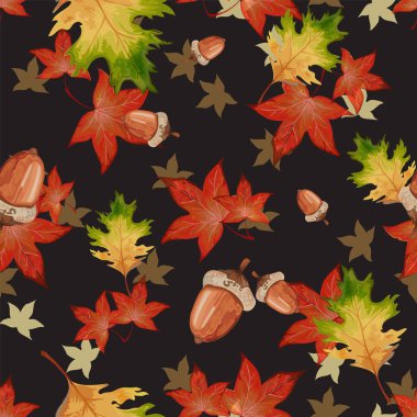 sonbahar Dikişsiz desen vektör