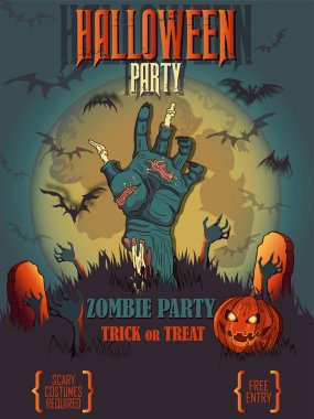 Cadılar Bayramı poster, kart, arka plan.