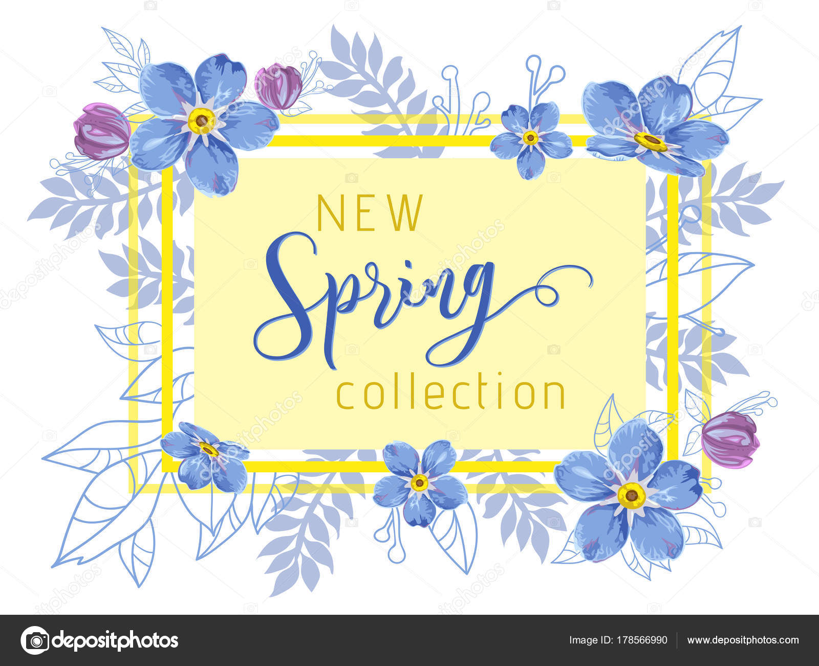 New spring collection Stock Vector by ©AndreaLongar - Main Image