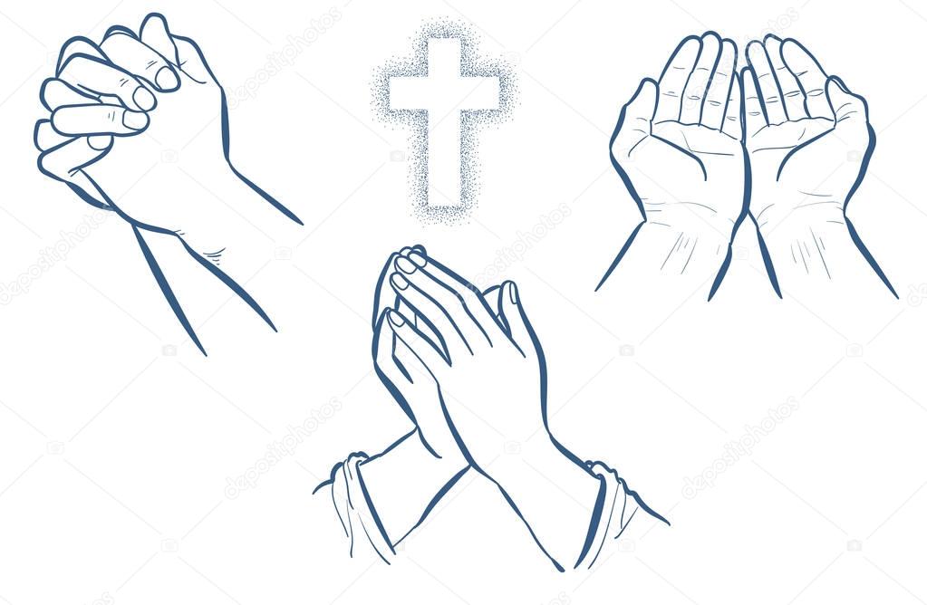 Prayer hand set