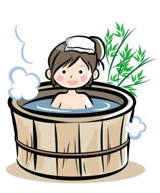 Varil banyo Japon tarzı