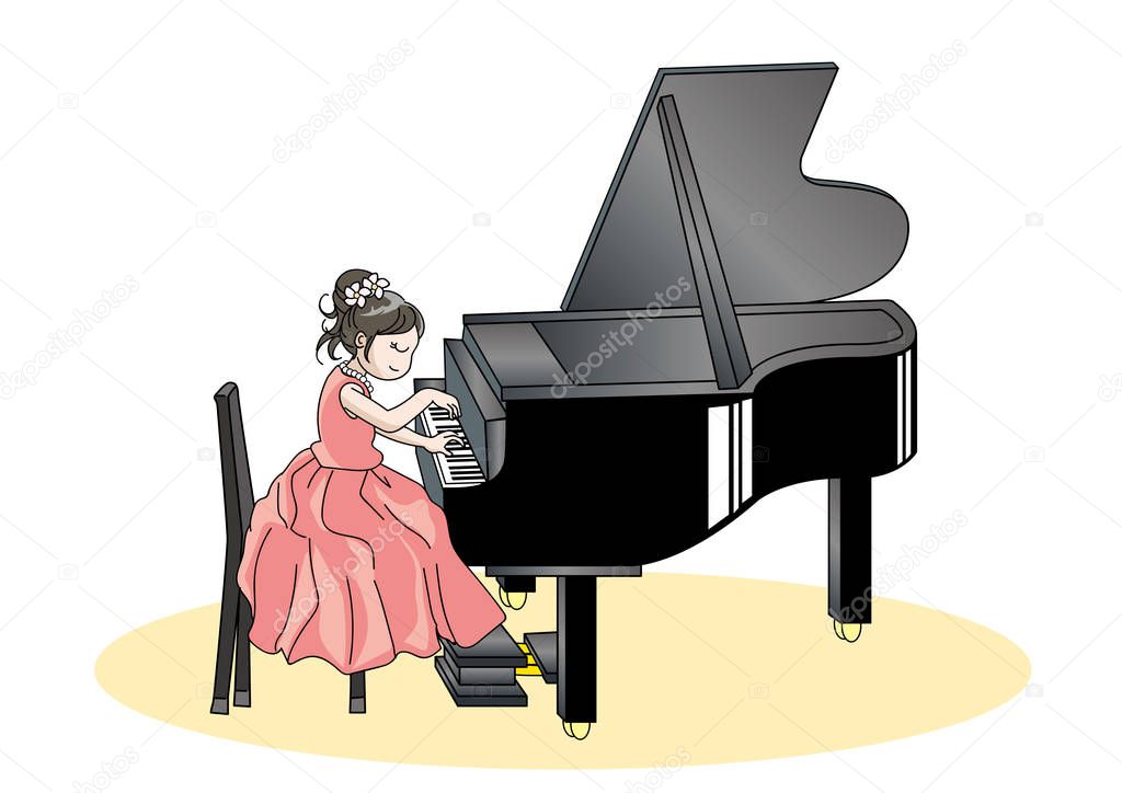 Piano recital image - children