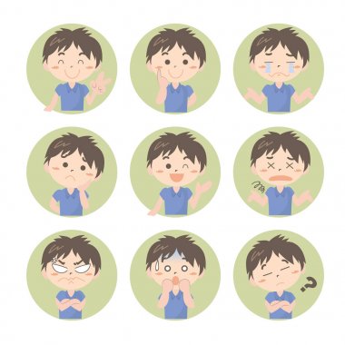 Emoji Icon set - adam