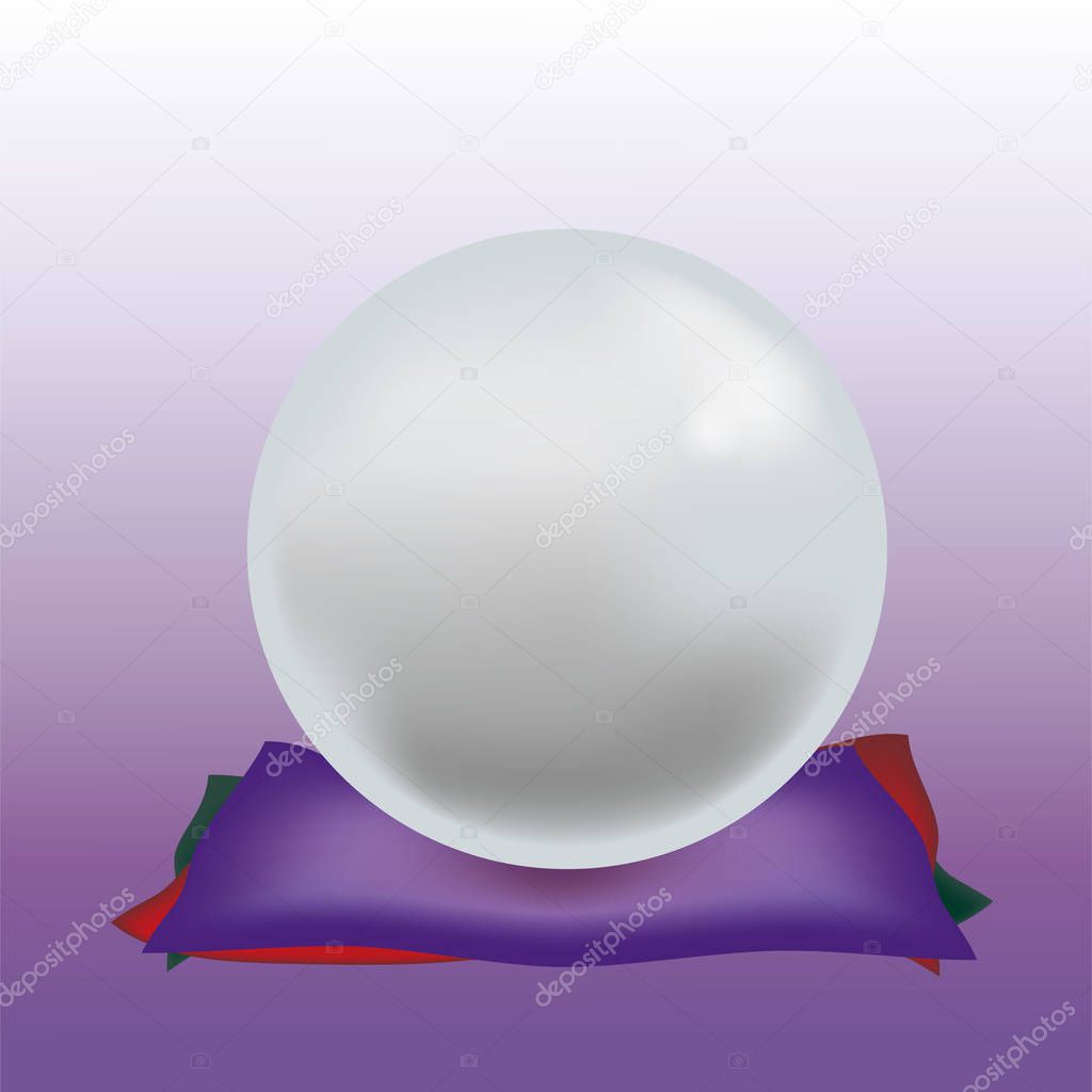 Crystal ball - spiritual image