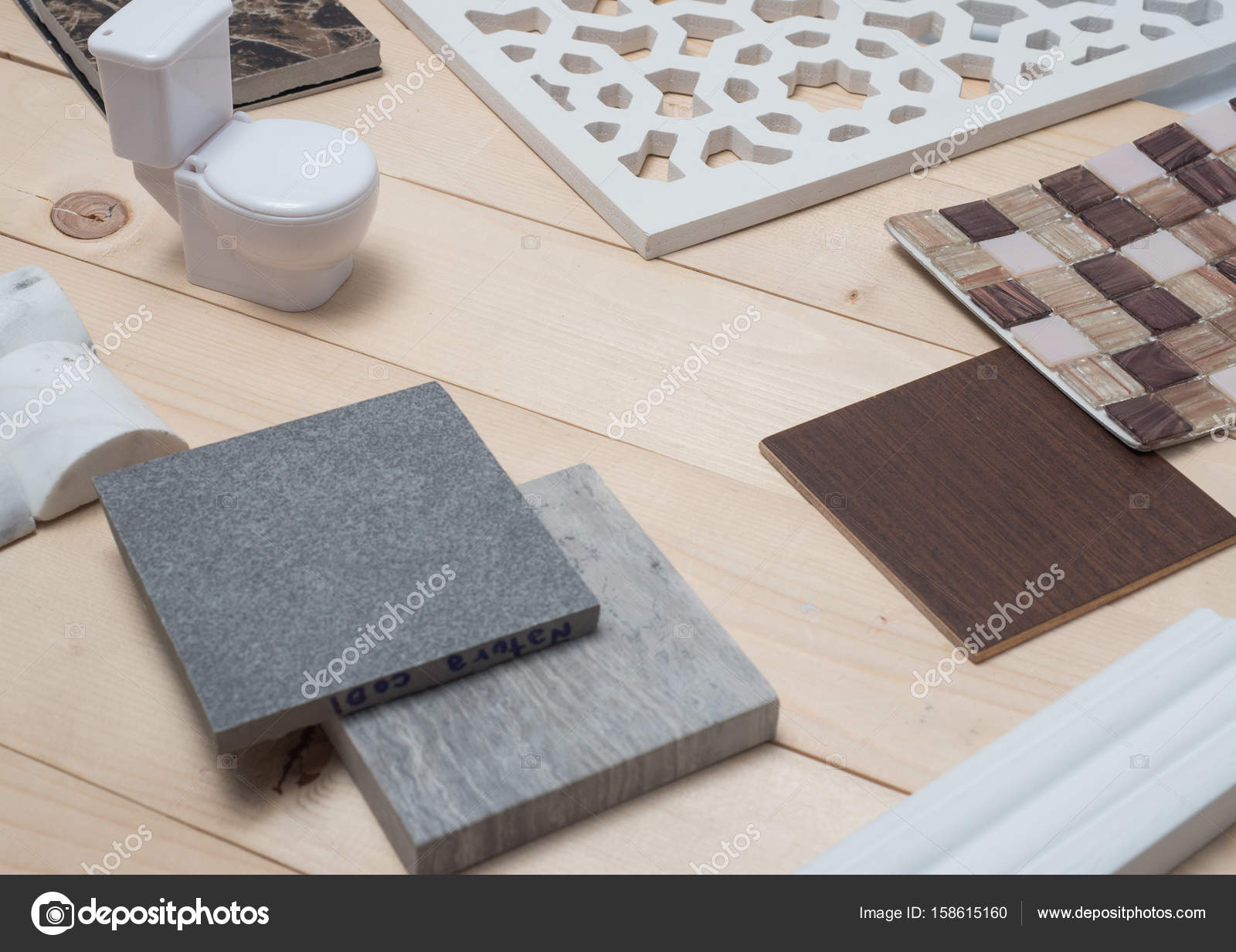 Proben Von Material Holz Farbe Holztisch Interior Design