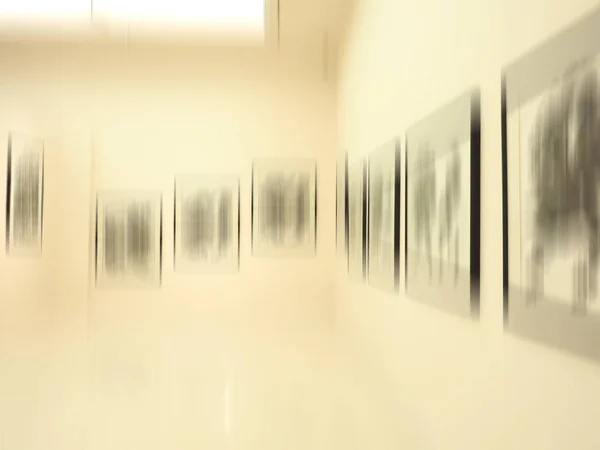 Abstract blur contemporary art gallery for background. — стоковое фото