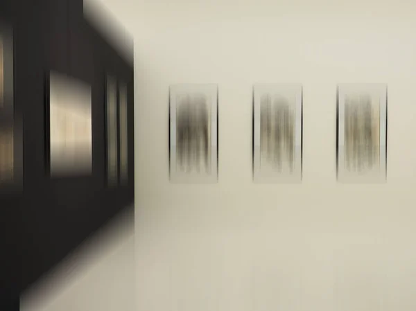 Borrão abstrato galeria de arte contemporânea para fundo .Blur pict — Fotografia de Stock