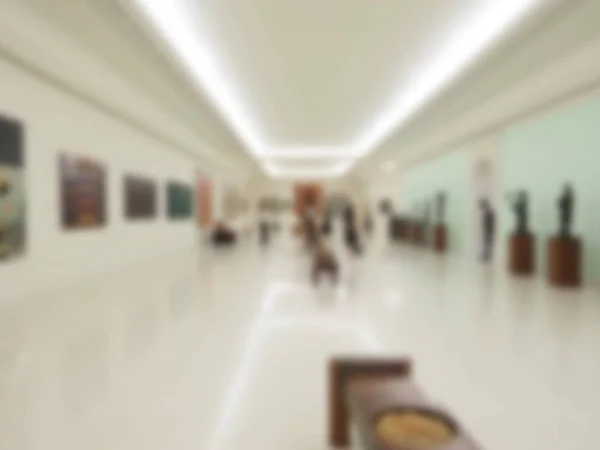 Borrão abstrato galeria de arte contemporânea para fundo .Blur pict — Fotografia de Stock