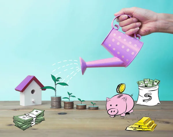 En iyi yatırım ağaç dikme gibi görülmektedir. Sulama olabilir kavramı