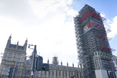 sabit dekorasyon landmark Big Ben İngiltere'de Londra, 21 Mart 2018