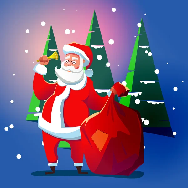 Çanı olan Noel Baba.