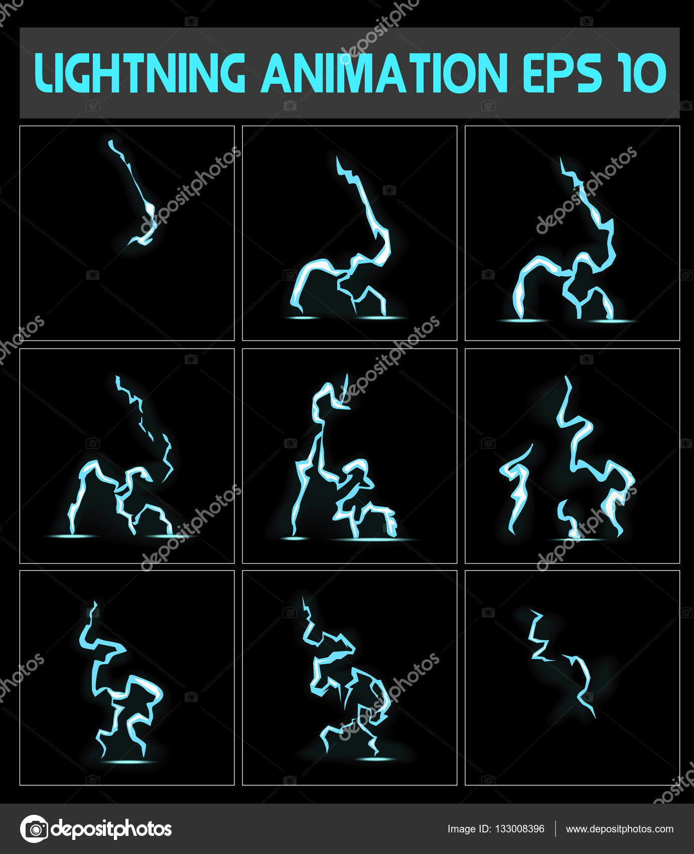 Weblightning animation. A lightning strike to the ground or something else Stock Vector Image by ©Lectermd #133008396 Weblightning animation. A lightning strike to the ground or something else Stock Vector Image by ©Lectermd #133008396