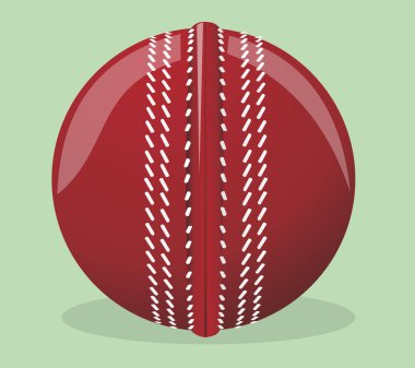 Vektör illüstrasyon. Kriket için top.