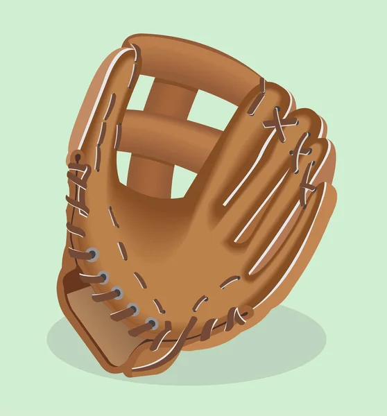 Vektor realistisk illustration. Baseboll Handske. — Stock vektor