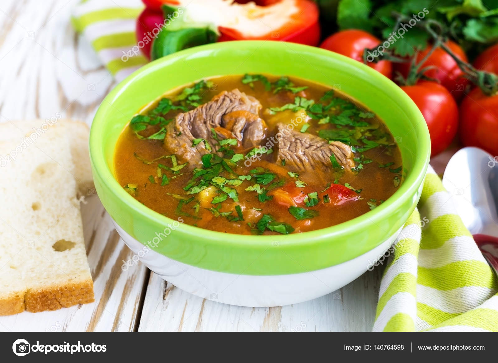Кавказские супы с бараниной