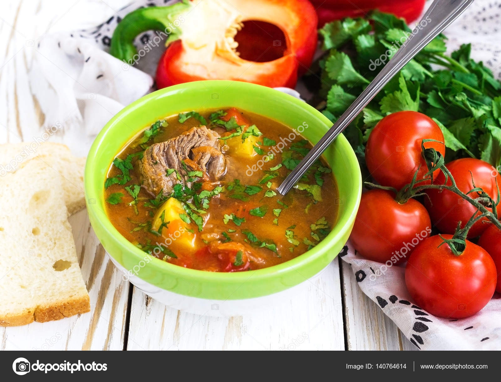 Кавказские супы с бараниной