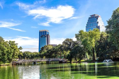 Bangkok, Tayland - 27 Kasım 2016: Lumpini Park