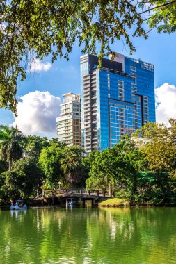 Bangkok, Tayland - 27 Kasım 2016: Lumpini Park