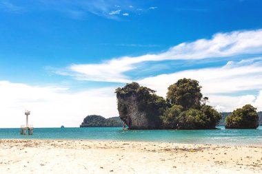 Ao Nang, Krabi il, Tayland egzotik plaj.