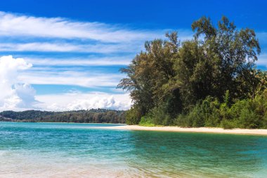 Ao Nang, Krabi il, Tayland egzotik plaj.