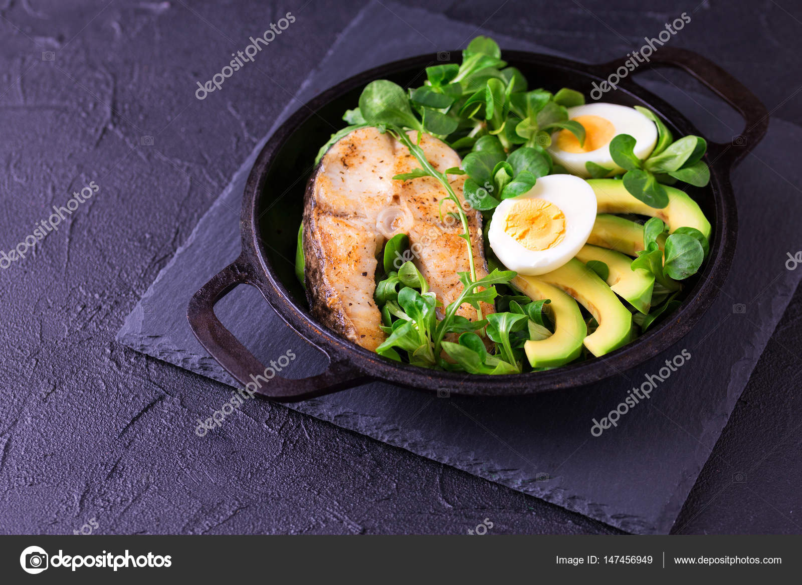 Dieta salada e peixe