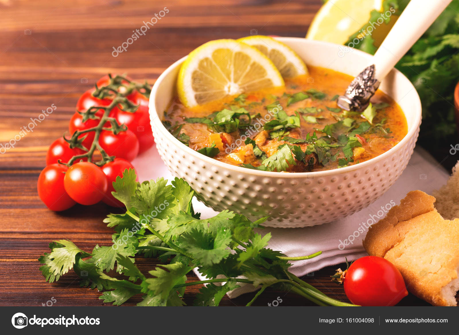 Jewish wedding and holyday Yemenite beef soup Marak Temani Stock Photo by ©julie.kononenko@gmail.com 161004098