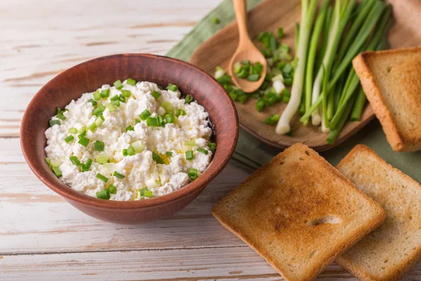 Keçi krem peynir sos yeşil soğan ile daldırma