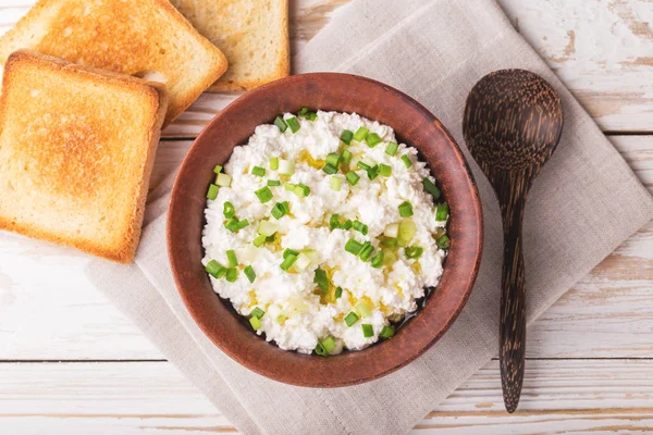 Keçi krem peynir sos yeşil soğan ile daldırma