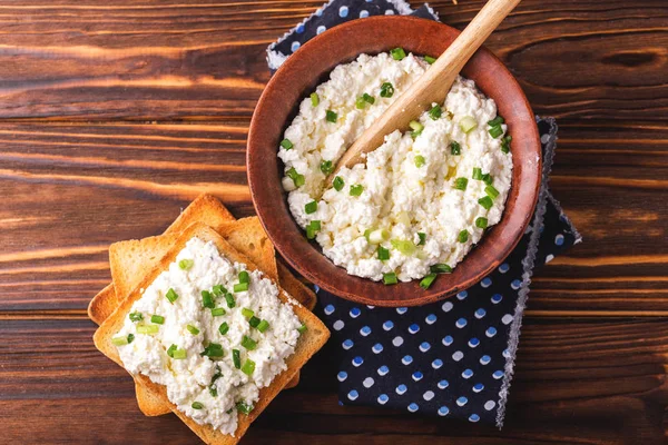 Keçi krem peynir sos yeşil soğan ile daldırma