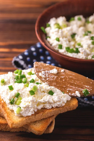 Keçi krem peynir sos yeşil soğan ile daldırma