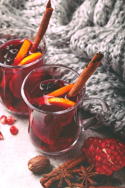 Forró forralt bort. Téli és őszi. Karácsony és nyaralás — Stock Fotó