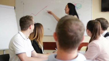 Çeşitli çalışanlar ve kadın antrenör Mentor kurumsal Iş Eğitim Atölyesi el kaldırın. Takım ofisi sunum destek oy gönüllü katılmasına katılım nişanlanıyor al fikir birliği.