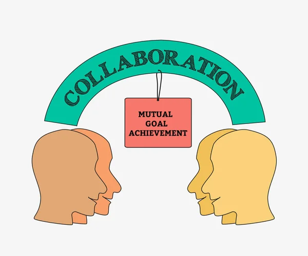 Concetto di collaborazione aziendale — Vettoriale Stock