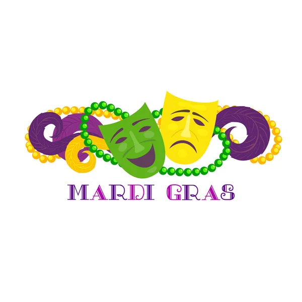 Celebração de Mardi gras —  Vetores de Stock