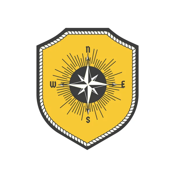 Tengeri heraldikai jelkép — Stock Vector